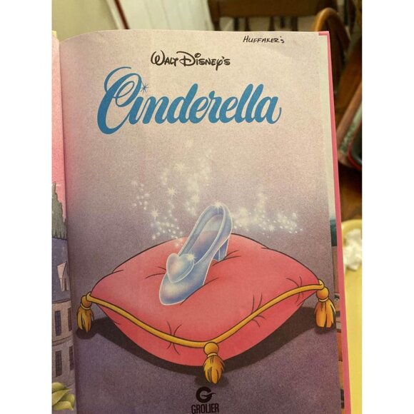 Vintage Cinderella Walt Disney Kids Book 1995 Wonderful World of Reading - Picture 4 of 4